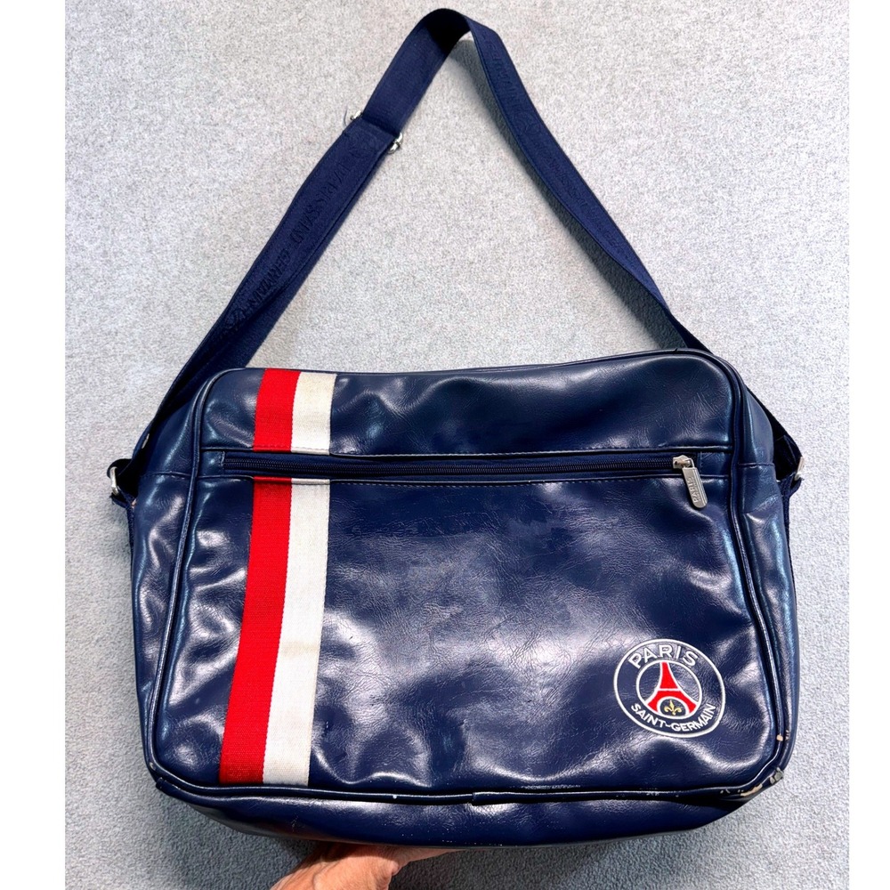 Paris Saint-Germain PSG Shoulder Messenger Bag Navy Red White Soccer Football